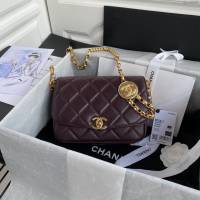 Chanel女包 香奈兒專櫃最新款大號鏈條女包 Chanel限量版金幣包 AS2222大號  djc4209