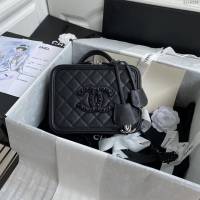 Chanel女包 香奈兒專櫃款手提肩背化妝盒子包 Chanel新款大號化妝包 AS93343  djc4334