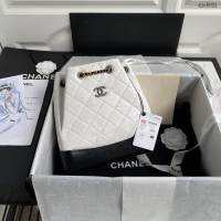Chanel專櫃新款限量金銀鏈條復古背包 94485 香奈兒Gabrielle流浪背包 djc5021