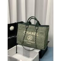 Chanel專櫃經典旅遊購物袋系列女包 香奈兒秋冬新色大號中小號沙灘牛仔帆布包 djc5786