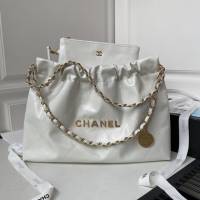 Chanel專櫃新款鏈條女包 香奈兒24c橫版垃圾袋火爆22 bag購物袋AS4486 djc6762