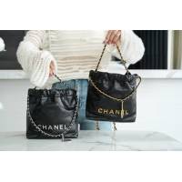 Chanel專櫃新款黑銀鏈條女包 香奈兒春夏系列火爆珍珠鏈條Mini22bag djc6774