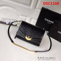 香奈兒CHANEL新品Chanel2018最新火爆款 復古設計小牛皮單肩斜跨包 DSC1108