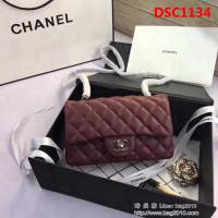 香奈兒CHANEL升級版A1116 進口小羊皮金銀鏈條斜背包 DSC1134