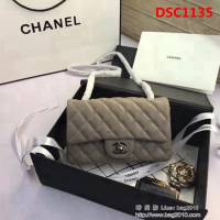 香奈兒CHANEL升級版A1116 進口小羊皮金銀鏈條斜背包 DSC1135