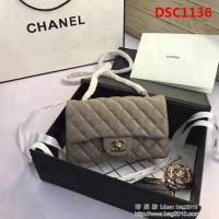 香奈兒CHANEL升級版A1116 進口小羊皮金銀鏈條斜背包 DSC1136