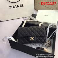 香奈兒CHANEL升級版A1116 進口小羊皮金銀鏈條斜背包 DSC1137