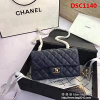 香奈兒CHANEL升級版A1116 進口小羊皮金銀鏈條斜背包 DSC1140