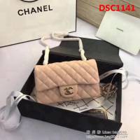 香奈兒CHANEL升級版A1116 進口小羊皮金銀鏈條斜背包 DSC1141