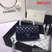 香奈兒CHANEL 升級版A1116進口小羊皮全新經典金銀鏈條肩背斜挎包 DSC1171