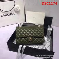 香奈兒CHANEL 升級版A1112進口小羊皮全新經典金銀鏈條肩背斜挎包 DSC1174