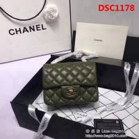 香奈兒CHANEL 升級版A1115進口小羊皮全新經典金銀鏈肩背斜挎包 DSC1178