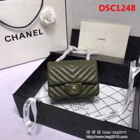 香奈兒CHANEL 升級版V線1115小羊皮肩背斜跨鏈條包 DSC1248