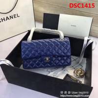 香奈兒CHANEL 原單精品升級版A1112進口小羊皮 金銀鏈條單肩斜挎包 DSC1415