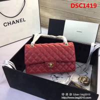 香奈兒CHANEL 原單精品升級版A1112進口小羊皮 金銀鏈條單肩斜挎包 DSC1419