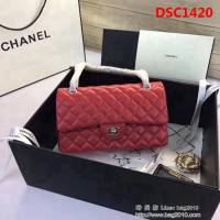 香奈兒CHANEL 原單精品升級版A1112進口小羊皮 金銀鏈條單肩斜挎包 DSC1420