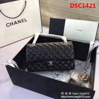 香奈兒CHANEL 原單精品升級版A1112進口小羊皮 金銀鏈條單肩斜挎包 DSC1421