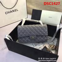 香奈兒CHANEL 原單精品升級版A1112進口小羊皮 金銀鏈條單肩斜挎包 DSC1427