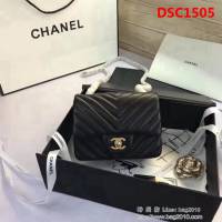 香奈兒CHANEL 升級版V線1115進口小羊皮全新經典單肩斜挎鏈條包 DSC1505