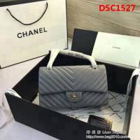 香奈兒CHANEL 升級版V線1112進口小羊皮全新經典單肩斜挎鏈條包 DSC1527