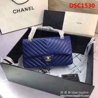 香奈兒CHANEL 升級版V線1112進口小羊皮全新經典單肩斜挎鏈條包 DSC1530