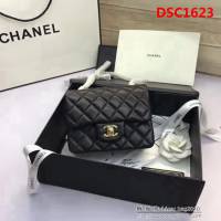 香奈兒CHANEL 升級版A1115進口小羊皮金銀鏈條單肩斜挎包 DSC1623