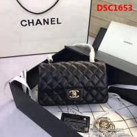 香奈兒CHANEL 升級版A1116m全新經典金銀鏈條單肩斜挎包 DSC1653