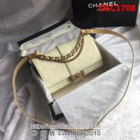 香奈兒CHANEL 57577 2018秋冬新款肩背小挎包正品打版DSC1708