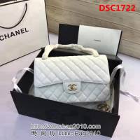 香奈兒CHANEL 升級版A1113全新經典小羊皮金銀鏈條單肩斜挎包 DSC1722