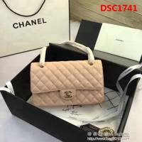 香奈兒CHANEL 升級版A1112全新經典小羊皮金銀鏈條單肩斜挎包 DSC1741