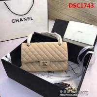 香奈兒CHANEL 升級版A1112全新經典小羊皮金銀鏈條單肩斜挎包 DSC1743