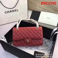 香奈兒CHANEL 升級版A1112全新經典小羊皮金銀鏈條單肩斜挎包 DSC1745