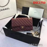 香奈兒CHANEL 升級版A1112全新經典小羊皮金銀鏈條單肩斜挎包 DSC1750