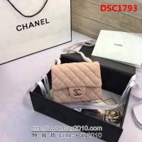 香奈兒CHANEL 升級版A1115全新經典小羊皮金銀鏈條單肩斜挎包 DSC1793