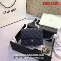 香奈兒CHANEL 升級版A1115全新經典小羊皮金銀鏈條單肩斜挎包 DSC1801