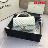 香奈兒CHANEL 升級版V線1116進口球紋皮單肩斜挎鏈條包 DSC1829