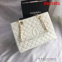 香奈兒CHANEL 50995 經典系列 魚子醬牛皮方形風格雙鏈條包 DSC1951