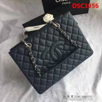 香奈兒CHANEL 50995 經典系列 魚子醬牛皮方形風格雙鏈條包 DSC1956