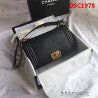 香奈兒CHANEL 67086 百年經典款蛇皮單肩斜挎鏈條包 DSC1978