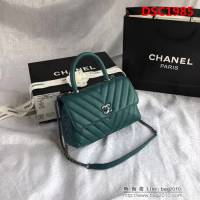 香奈兒CHANEL 92992 2018最新V字型 單手挽手提單肩包 DSC1985