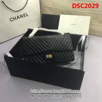 香奈兒CHANEL V226進口大象紋胎牛皮單肩斜挎鏈條包 DSC2029