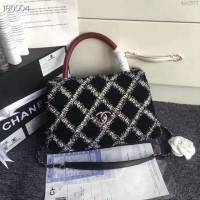 Chanel女包 香奈兒復古系列 Chanel手提包 香奈爾編織菱格手拎包 單肩斜挎女包  djc2572