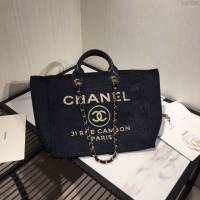Chanel女包 大號 2019秋冬季新款購物袋 香奈兒沙灘包 香奈兒手提肩背包  djc3248