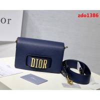 DIOR迪奧 原單精品 DIOR牛皮翻蓋式手提包 可手提肩背斜挎  zdo1386