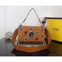 FENDI芬迪 最新款對版 Fendi 最新系列 Kan I款0995 牛皮秋冬最新五金扣 FENDI F LOGO  fd1493