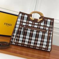 FENDI芬迪 大新款 FENDI KAN I F手工編織系列 手提 斜挎雙用 8832  fd1645