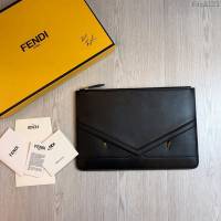 FENDI最新款手包 原單品質 進口小牛皮 小怪獸 芬迪手拿包 logo皮信封手包  fdz2121
