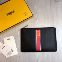 FENDI最新款手包 原單品質 進口小牛皮 小怪獸 芬迪手拿包 logo皮信封手包  fdz2125