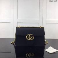 GUCCI古馳 新款 專櫃品質 原單 431777 克色 鏈條單肩斜挎包HY1317