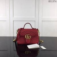 GUCCI古馳 新款 專櫃品質 原單 547260 大紅 鏈條 手提 單肩 斜挎包HY1374